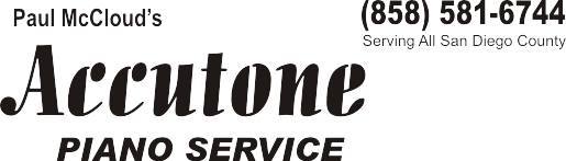 San Diego Piano Tuning, Voicing, Repair and Other Services